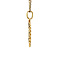vintage Gold pendant with coin 14 krt