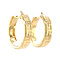 vintage Golden meander earrings 14 kt