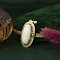 vintage Gold pendant with opal 14 kt