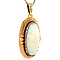 vintage Gold pendant with opal 14 kt
