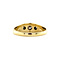 vintage Gold ring with diamonds 14 krt