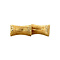 vintage Gold bamboo stud earrings 18 kt