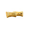 vintage Gold bamboo stud earrings 18 kt
