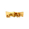 vintage Gold bamboo stud earrings 18 kt