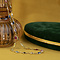 vintage Gouden collier met spinel, saffier, robijn en granaat 18 krt