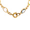 vintage Gouden collier met spinel, saffier, robijn en granaat 18 krt