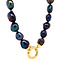 vintage Pearl necklace with gold clasp 14 krt
