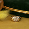 vintage Roségouden ring met diamant 18 krt