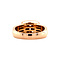vintage Roségouden ring met diamant 18 krt