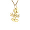 vintage Gold Mickey Mouse pendant 14 krt