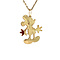 vintage Gold Mickey Mouse pendant 14 krt