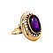 vintage Gold ring with amethyst 14 kt