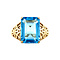 vintage Ring with topaz 9 kt