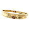 vintage Vintage gold bangle with engraving 14 kt