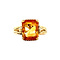 vintage Gold ring with citrine 14 ct