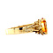 vintage Gold ring with citrine 14 ct
