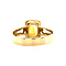 vintage Gold ring with citrine 14 ct