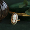 vintage Gouden ring met camee 14 krt