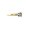 vintage Gold ring with diamonds 14 krt