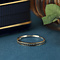 vintage Witgouden ring met zwarte diamant 14 krt