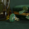 vintage Gold ring with malachite 14 kt