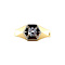 vintage Gouden ring met spinel 14 krt