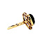 vintage Gold ring with garnet 14 krt