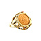 vintage Gold coin ring 14 krt