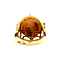 vintage Gouden munt ring 14 krt