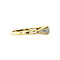 vintage Gold ring with diamonds 14 krt