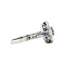 vintage Witgouden entourage ring met diamant