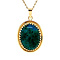 vintage Gold pendant with Eilat stone 14 kt