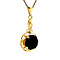 vintage Gold pendant with garnet 14 kt