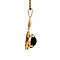 vintage Gold pendant with garnet 14 kt