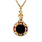 vintage Gold pendant with garnet 14 kt