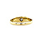 vintage Gold ring with zirconia 14 krt