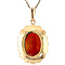 vintage Gold pendant with cameo 14 kt