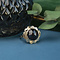 vintage Gold ring with garnet 14 kt