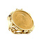 vintage Gouden munt ring 14 krt