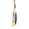 vintage Gold pendant with carnelian 14 kt