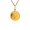 vintage Gold coin pendant 22 krt