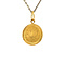 vintage Gold coin pendant 22 krt