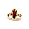 vintage Ring with blood coral 12 krt