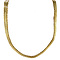vintage Gouden vossenstaart collier 14 krt
