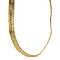 vintage Gouden vossenstaart collier 14 krt