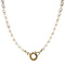 vintage Pearl necklace with gold clasp 14 kt