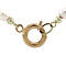 vintage Pearl necklace with gold clasp 14 kt