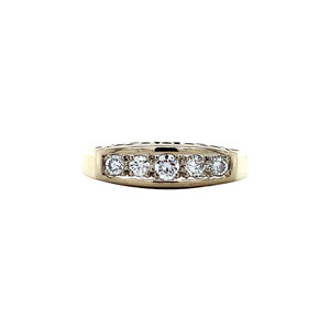 Gouden ring met diamant 14 krt