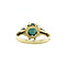 vintage Gold ring with spinel 14 krt