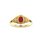 vintage Jane ring 14 kt  - Ruby Ruby